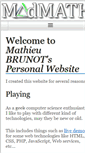 Mobile Screenshot of mbrunot.com